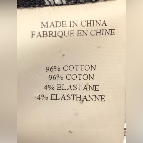 Theory Pencil Skirt Geometric Lines Black White Back Slit Unlined Size 0 - Picture 4 of 16